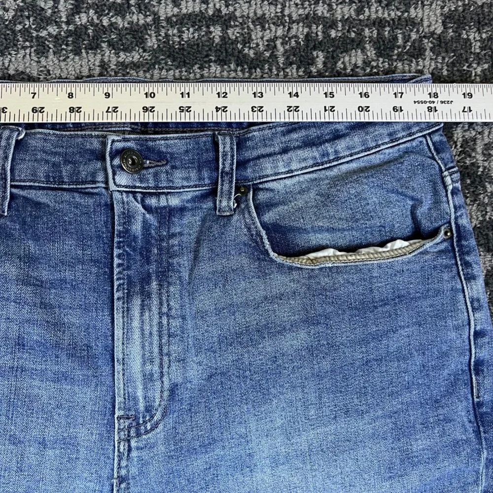 Flag & Anthem Jeans Mens 38x30 Oakland Slim Blue Medium Wash Stretch FA20DN434E